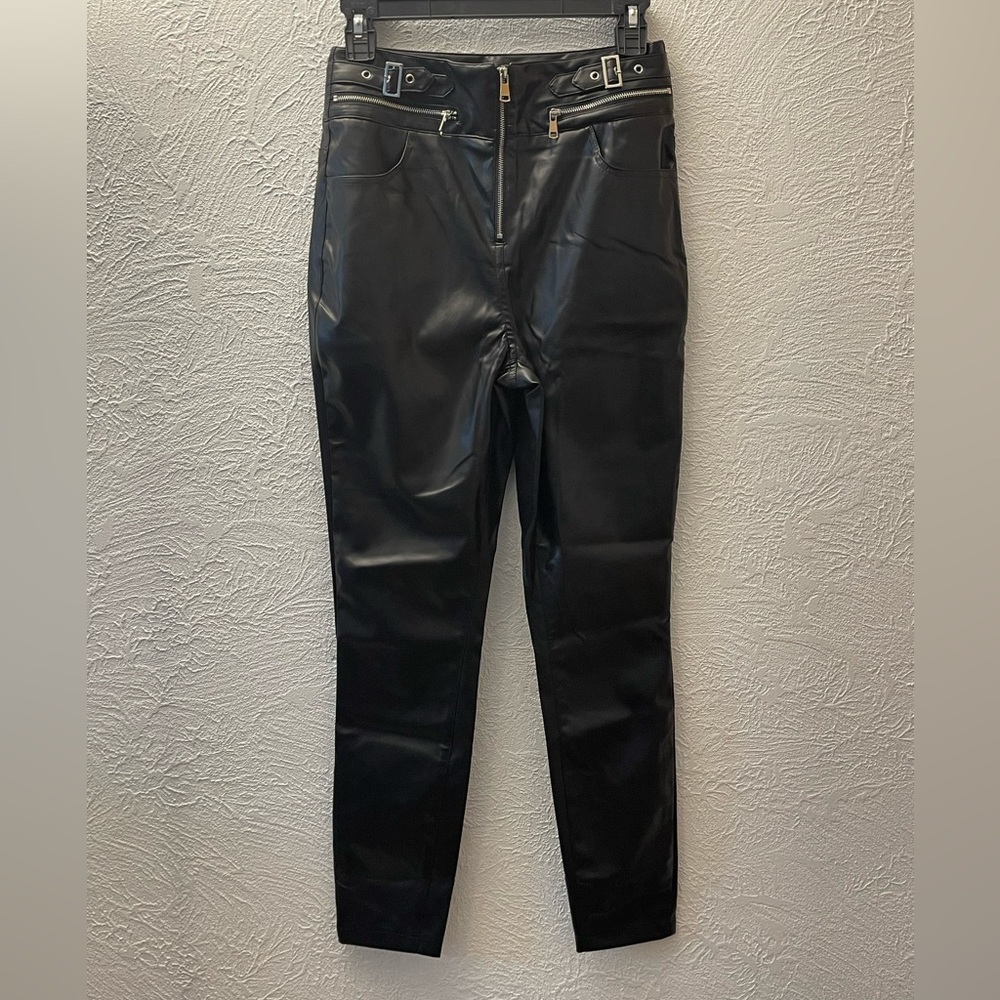 NWOT-Boutique Style PU Pleather Pants